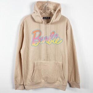 Barbie Tropical Dream Car Fuel Your Dreams Hoodie Sweatshirt Medium NWT Beige